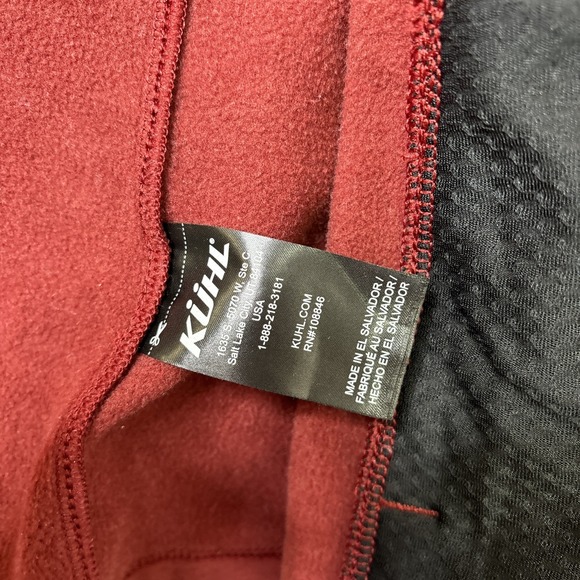 Kuhl Spekter Full Zip Jacket Women's Size Medium Red Outdoor Hiking Sweatshirt - Picture 12 of 13
